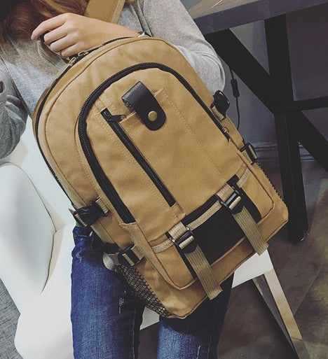 Canvas Rucksack Herren Groß - Arbeit Sport Reise Wandern