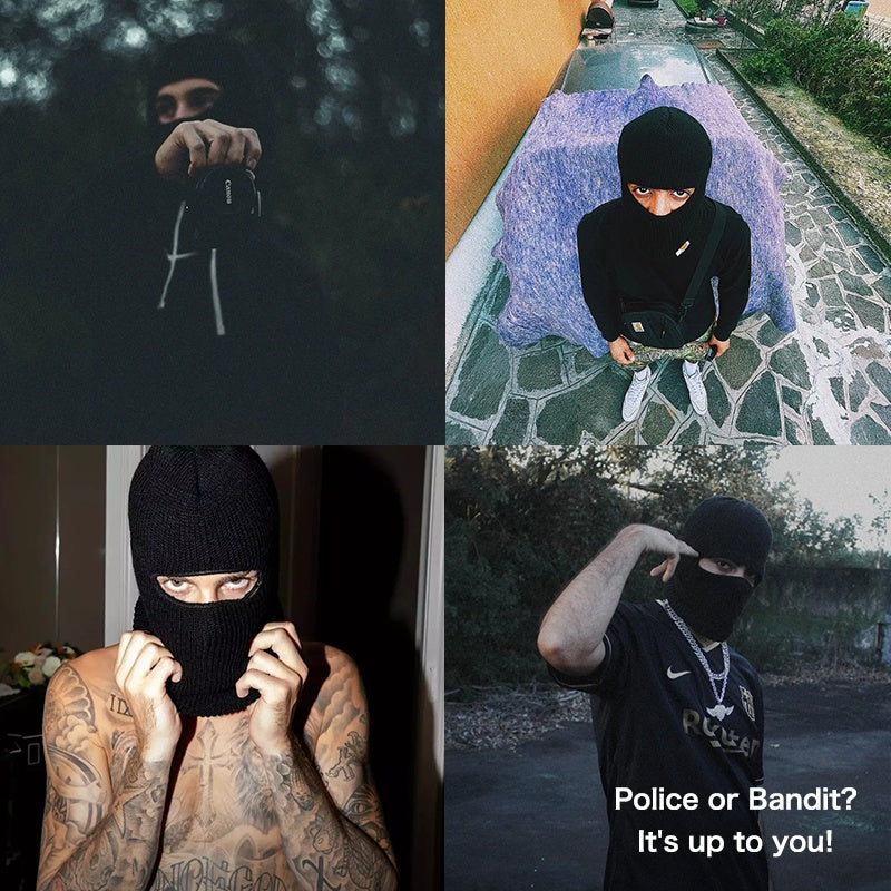 Vintage Gestrickte Melonenhut Warme Beanie Mütze