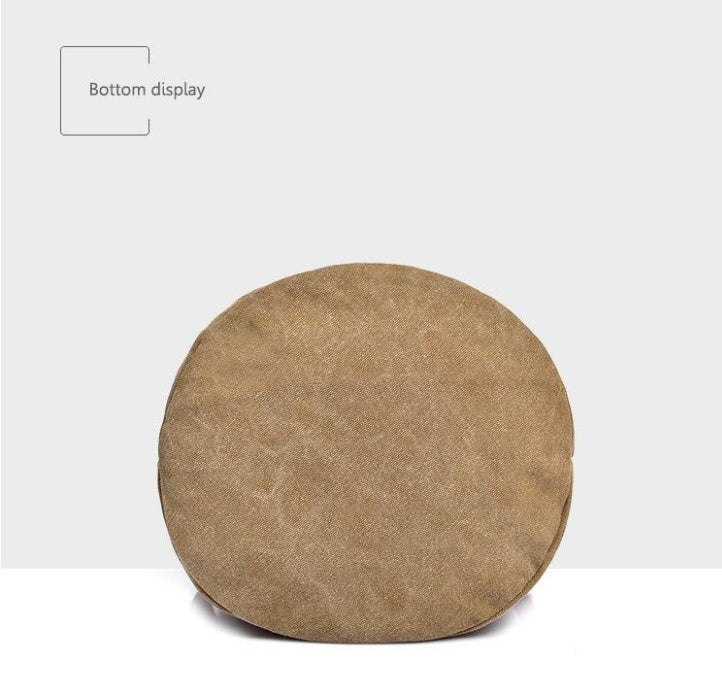 Canvas Rucksack mit Großer Kapazität und Buchstabendruck