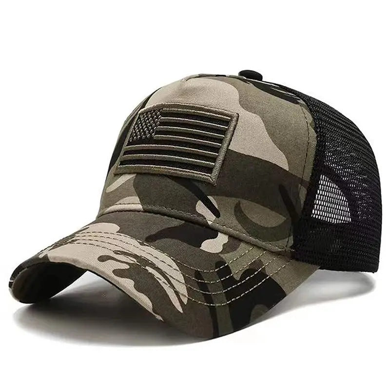 Camouflage Baseball Cap für Herren - Modische Tarnmuster Baseballkappe