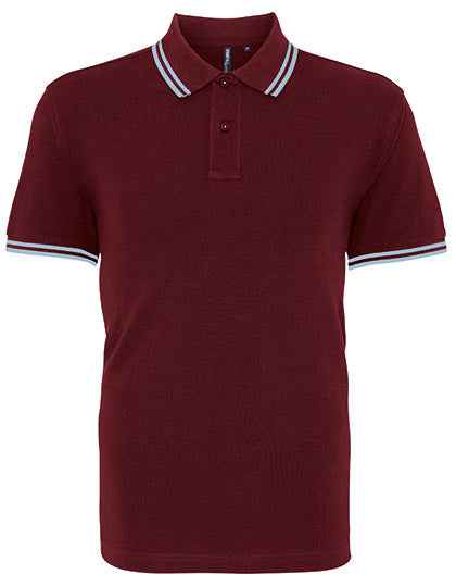 Men´s Classic Fit Tipped Polo - AQ011