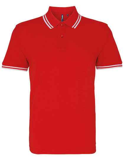 Men´s Classic Fit Tipped Polo - AQ011