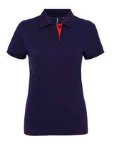 Women´s Classic Fit Contrast Polo - AQ022