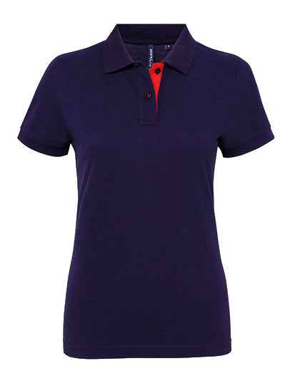 Women´s Classic Fit Contrast Polo - AQ022