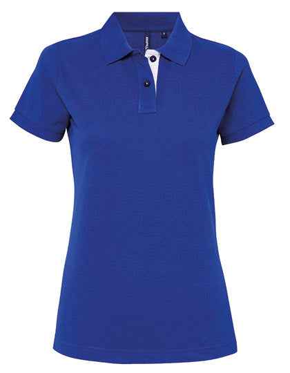 Women´s Classic Fit Contrast Polo - AQ022