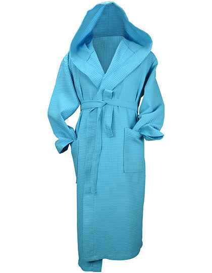 Robezz® Waffle Bathrobe With Hood - AR028