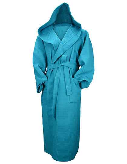 Robezz® Waffle Bathrobe With Hood - AR028
