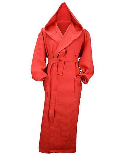 Robezz® Waffle Bathrobe With Hood - AR028