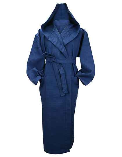 Robezz® Waffle Bathrobe With Hood - AR028