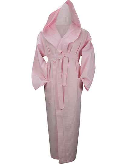 Robezz® Waffle Bathrobe With Hood - AR028