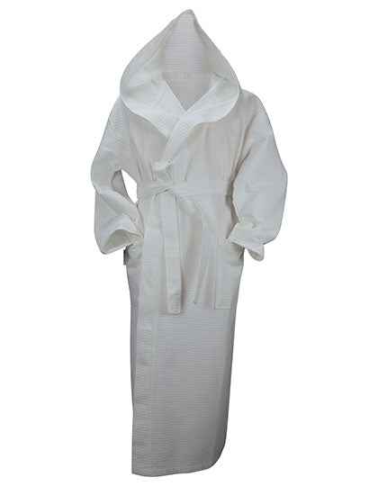 Robezz® Waffle Bathrobe With Hood - AR028