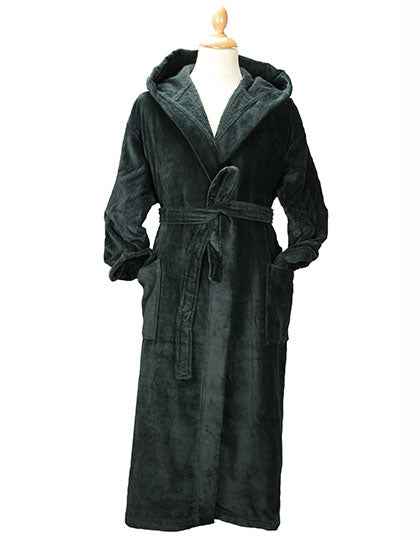 DeLuxe Velour Bathrobe with hood - AR029