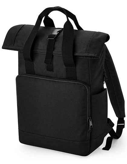 Recycled Twin Handle Roll-Top Laptop Backpack - BG118L