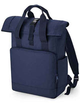Recycled Twin Handle Roll-Top Laptop Backpack - BG118L