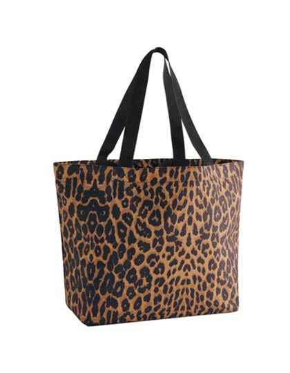 Leopard Print Carryall Bag - BG194