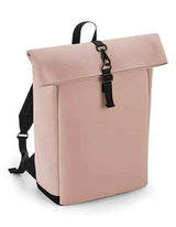 Matte PU Roll-Top Backpack - BG335
