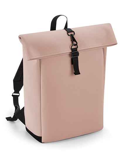 Matte PU Roll-Top Backpack - BG335