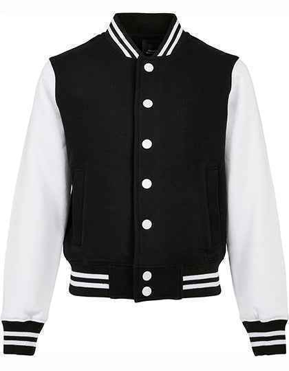 Kids´ Organic Sweat College Jacket - BY187