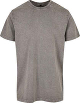 Acid Washed Round Neck Tee - BY190