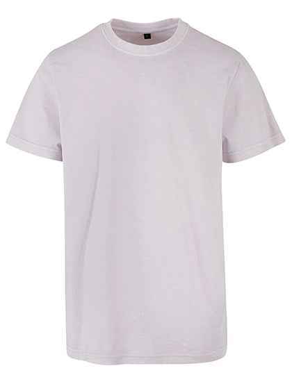 Acid Washed Round Neck Tee - BY190