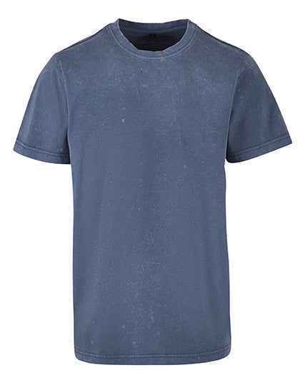 Acid Washed Round Neck Tee - BY190
