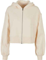 Ladies Short Oversized Zip Jacket - BY237