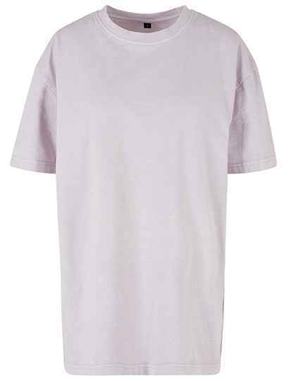 Ladies Oversized Acid Wash Tee - BY270