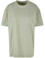 Ladies Oversized Acid Wash Tee - BY270