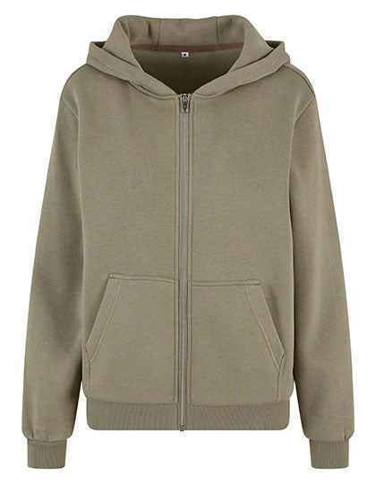 Ladies Fluffy Zip Hoody - BY290