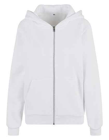 Ladies Fluffy Zip Hoody - BY290