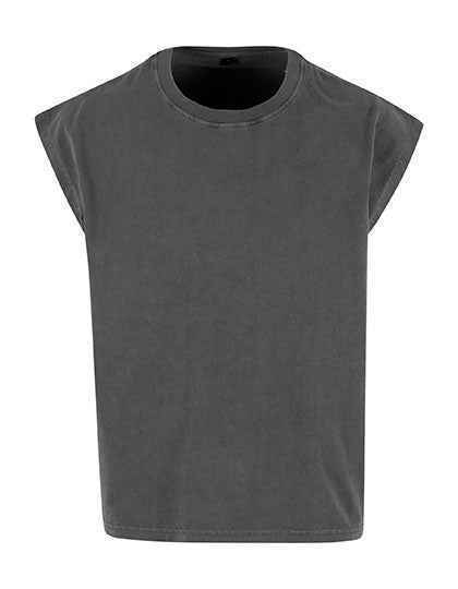 Vintage Cropped Heavy Sleeveless Tee - BY436