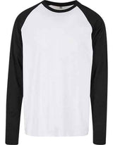 Men´s Contrast Raglan Longsleeve T-Shirt - BYBB023