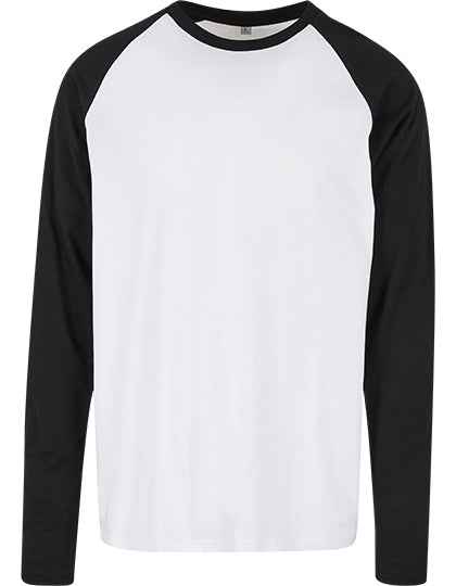 Men´s Contrast Raglan Longsleeve T-Shirt - BYBB023