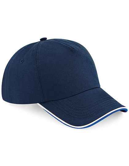 Authentic 5 Panel Cap - Piped Peak - CB25c