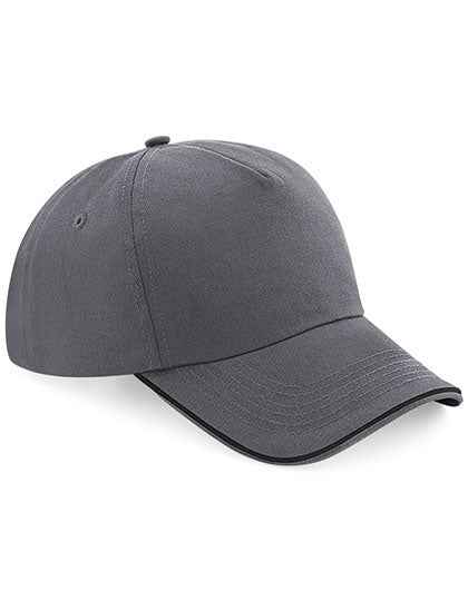 Authentic 5 Panel Cap - Piped Peak - CB25c