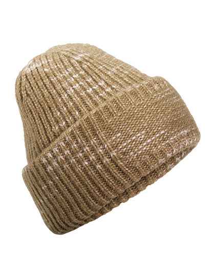 Chunky Knitted Patch Beanie - CB330R