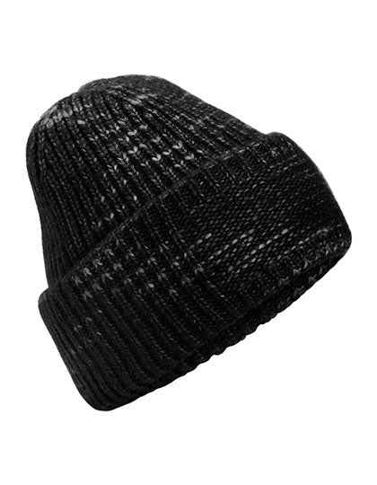 Chunky Knitted Patch Beanie - CB330R