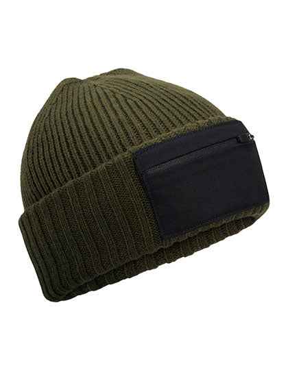 Zip Patch Beanie - CB334R
