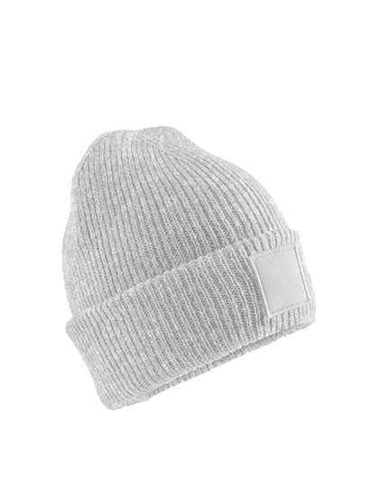 Kids Deep Cuffed Tonal Patch Beanie - CB336B