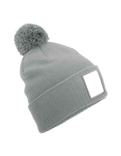 Appliqué Patch Pom Beanie - CB338R