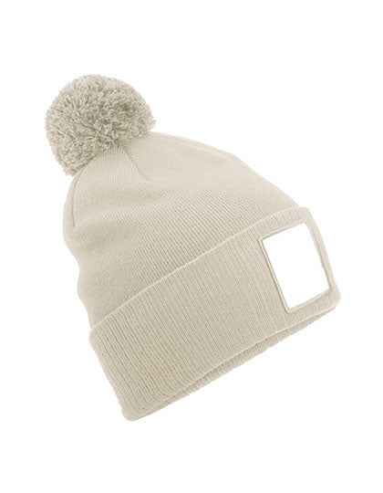 Appliqué Patch Pom Beanie - CB338R