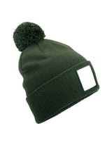 Appliqué Patch Pom Beanie - CB338R