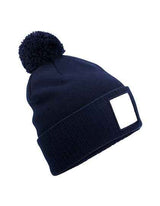 Appliqué Patch Pom Beanie - CB338R