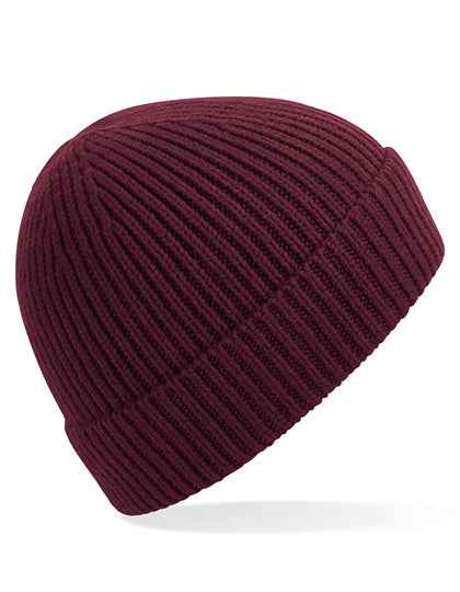 Engineered Knit Ribbed Beanie - CB380