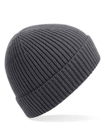 Engineered Knit Ribbed Beanie - CB380
