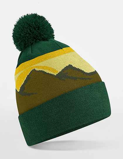 Mountain Peaks Pom Pom Beanie - CB395R