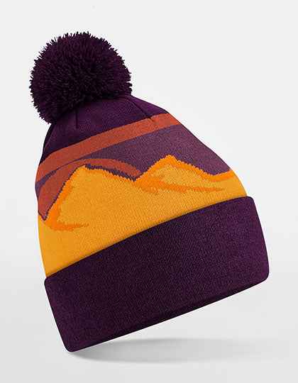 Mountain Peaks Pom Pom Beanie - CB395R