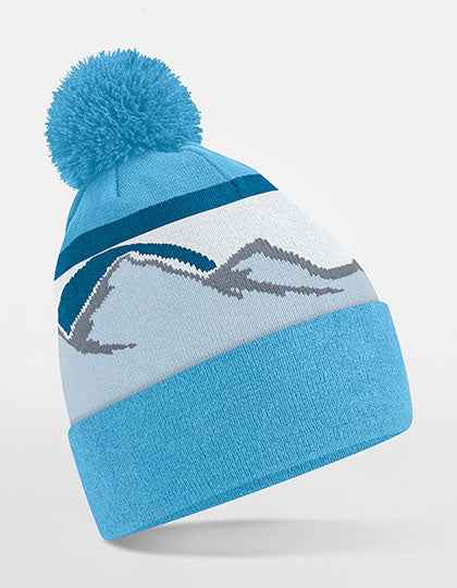 Mountain Peaks Pom Pom Beanie - CB395R