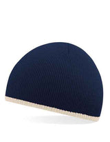 Two-Tone Pull-On Beanie - CB44C