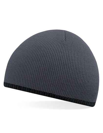 Two-Tone Pull-On Beanie - CB44C